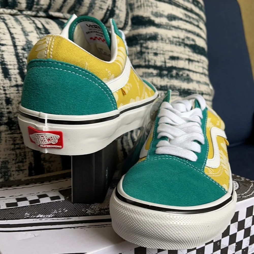 Vans Skate Old Skool Aloha Marine/Gold MENS - Picture 10 of 16